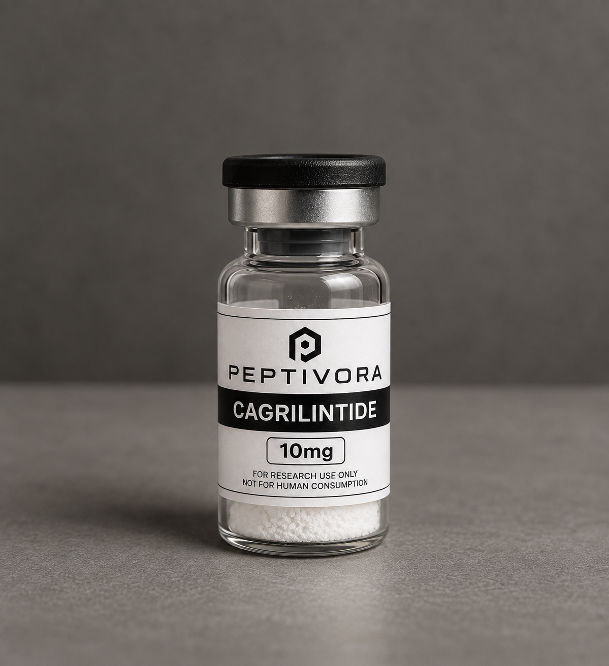 Peptivora Cagrilintide 10 mg research peptide vial